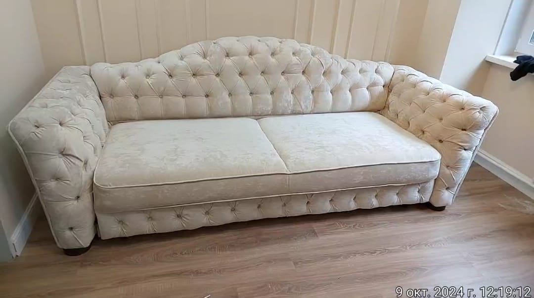 Замена обивки дивана на дому. Шеметово