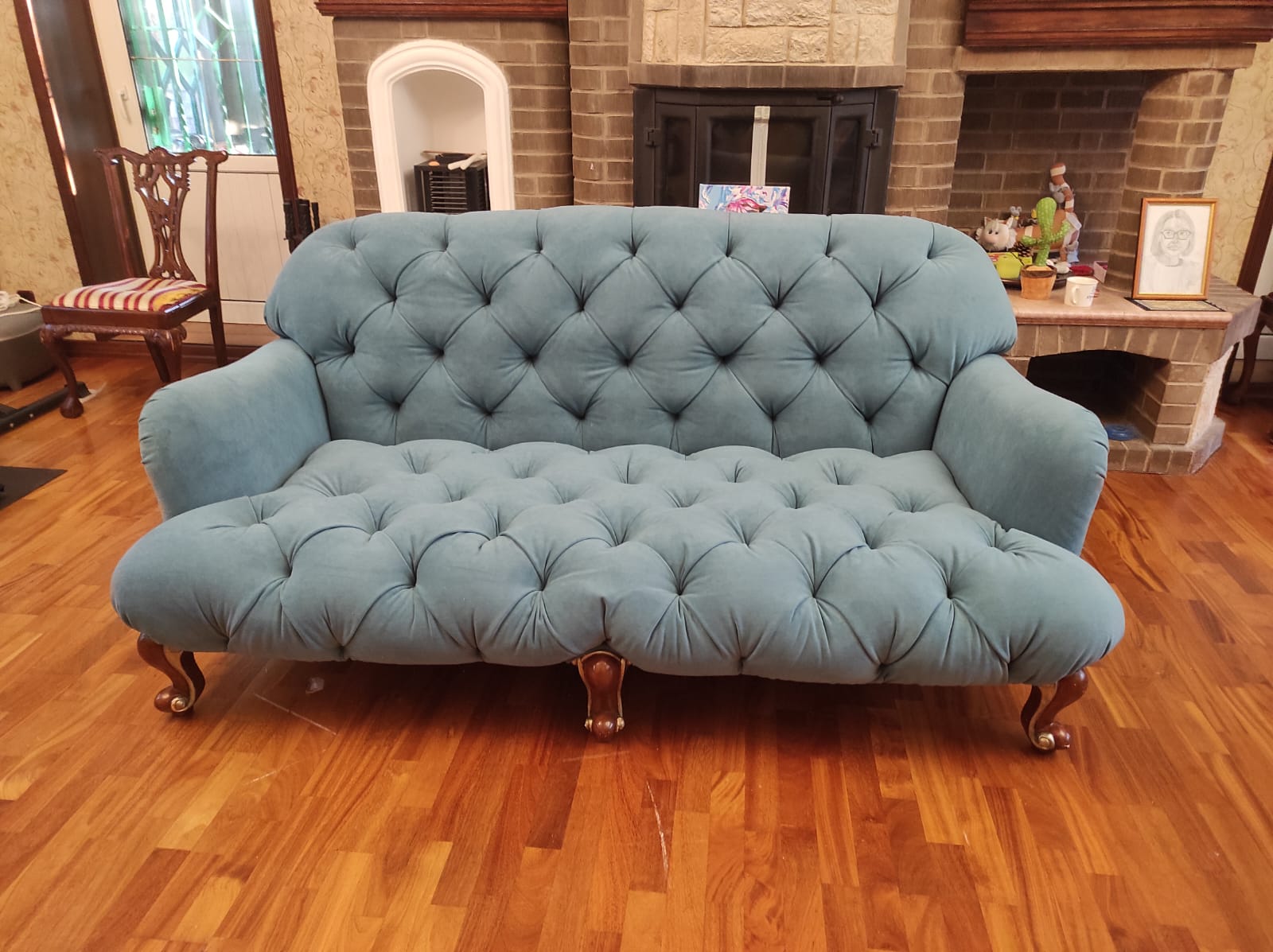 Обивка дивана. Шеметово